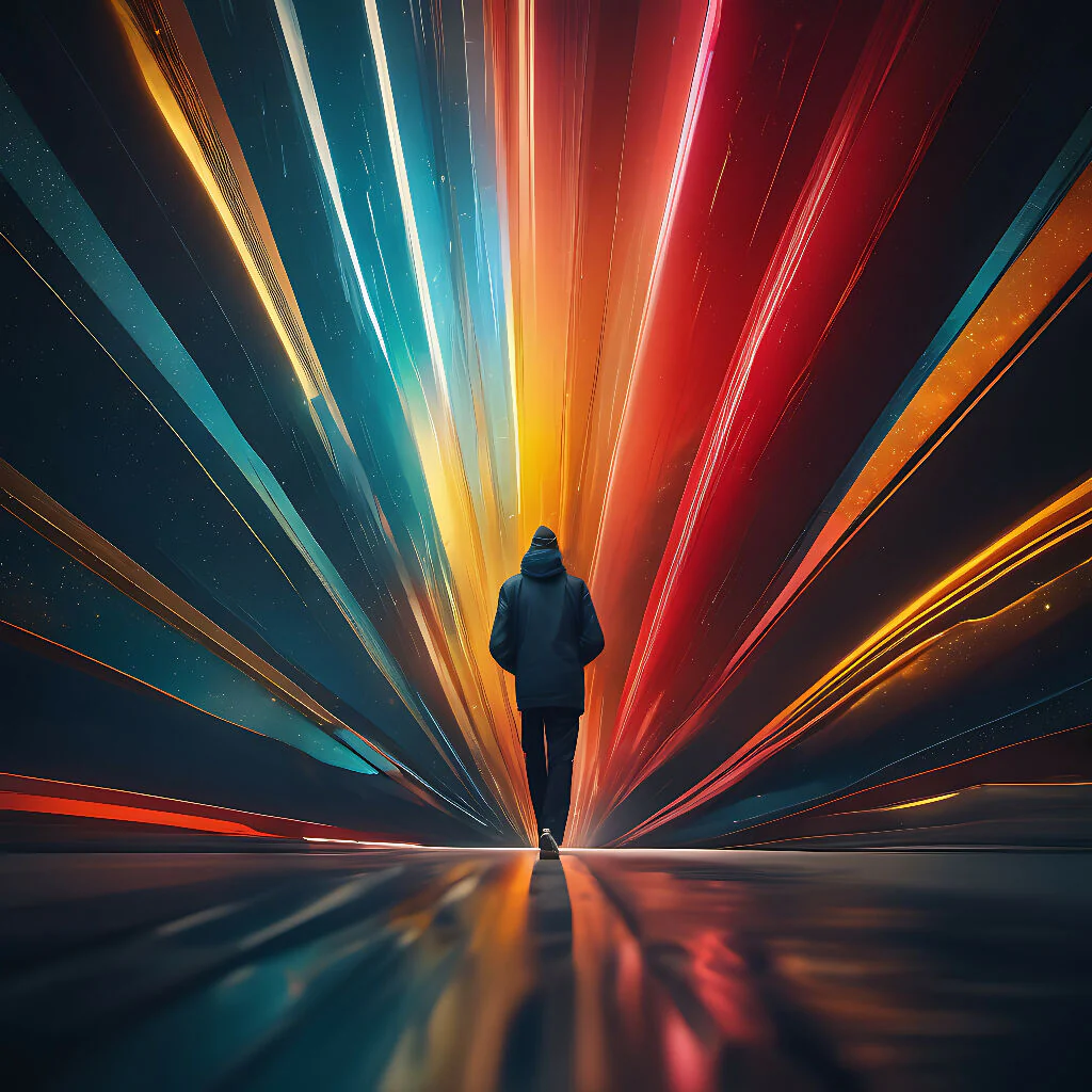Man Abstract and city - Image 9