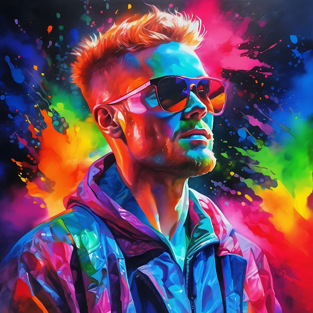 Man watercolor - Image 10