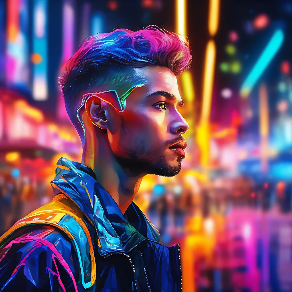 Man watercolor - Image 2