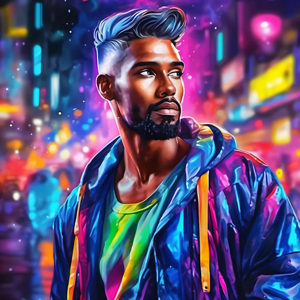 Man watercolor - Image 3