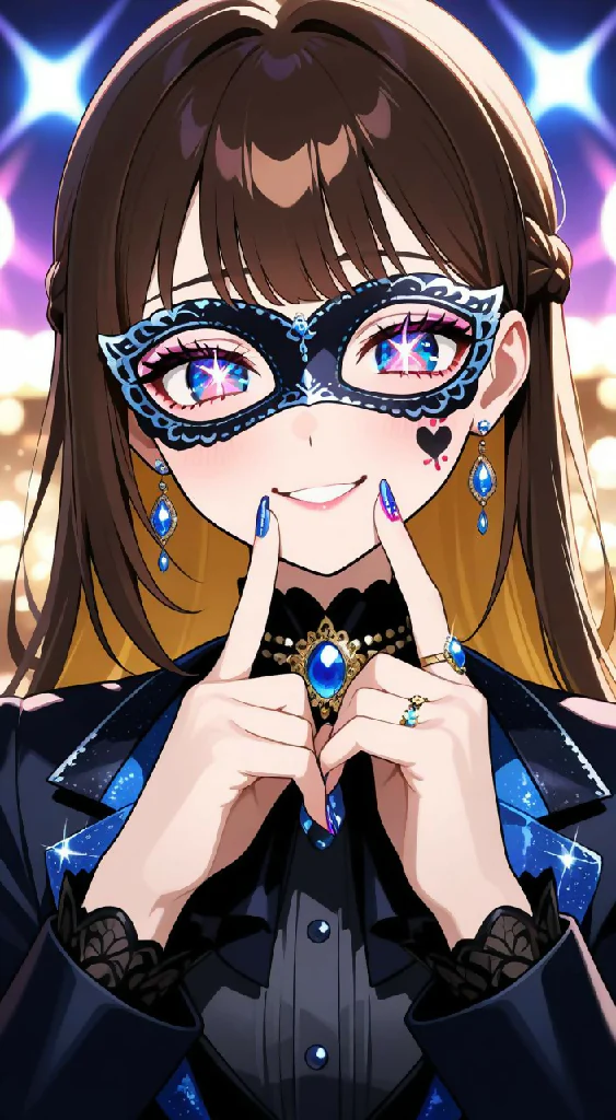 Masquerade Finger Smile