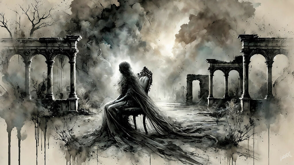 Melancholy Under Ink Skies
