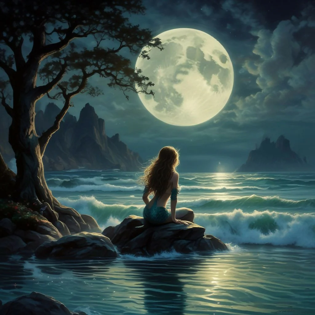 Mermaid in the moonlight #3