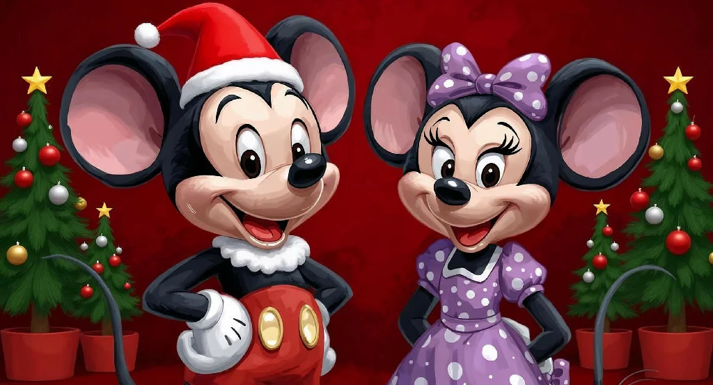 Mickey and Minnie Mouse Christmas