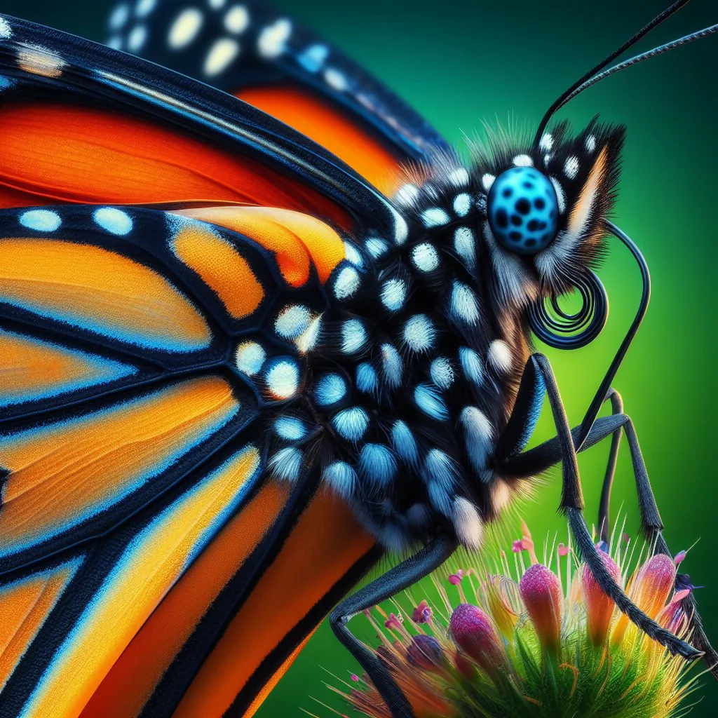 Microscope Ai photo Butterfly