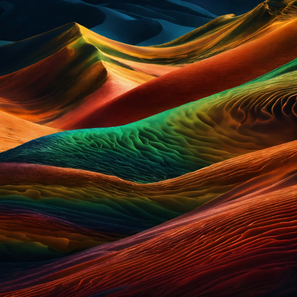 "Minimalist Abstract Color Landscape"