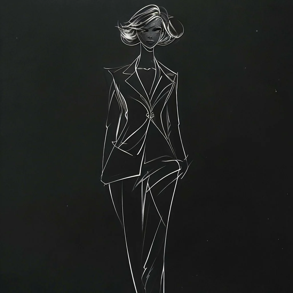 minimalist business lady