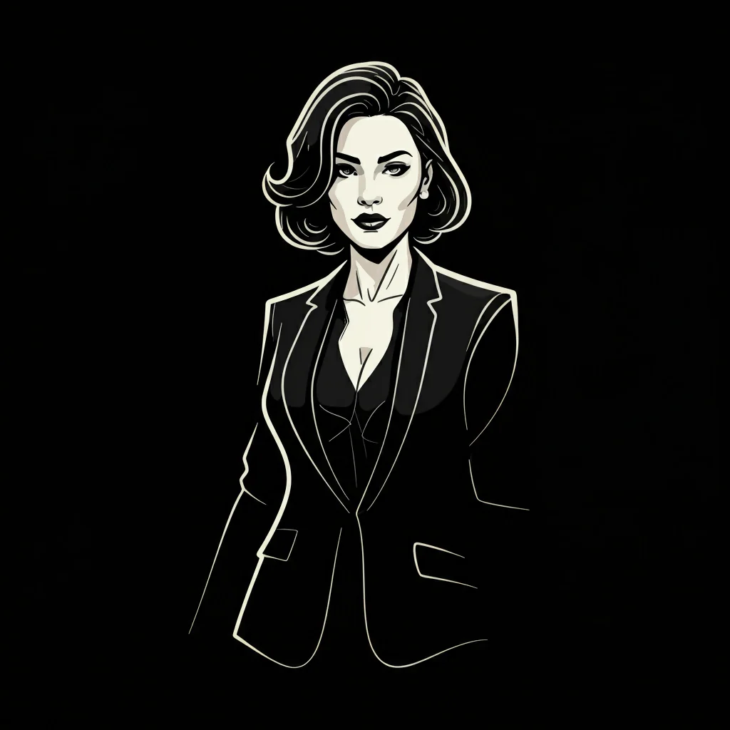 minimalist business lady - Image 4