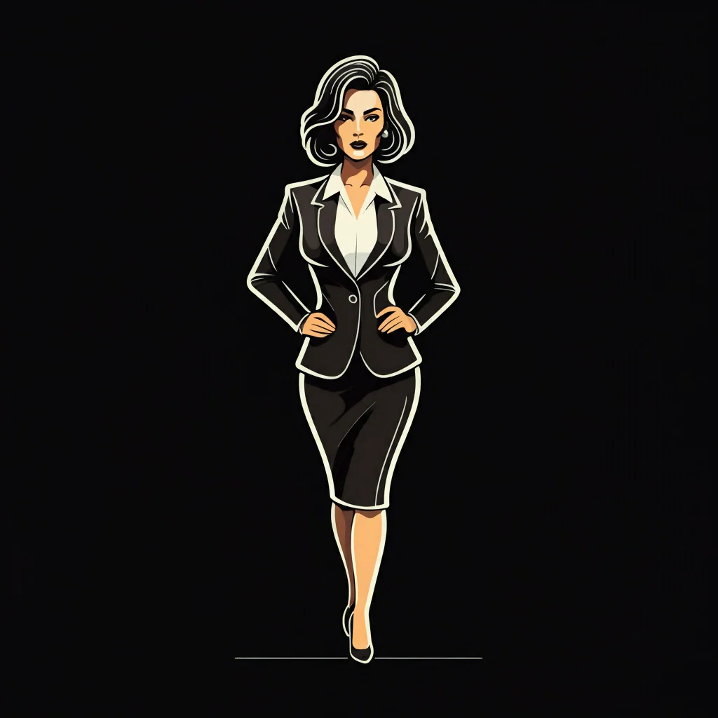minimalist business lady - Image 5