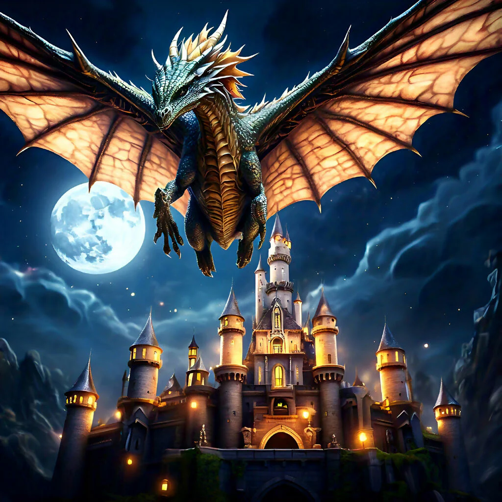 Moonfire Sentinel: The Dragon Above the Castle
