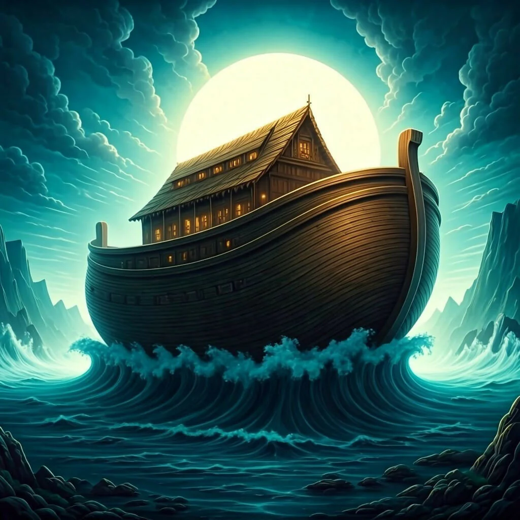 Moonlit Voyage of the Ark