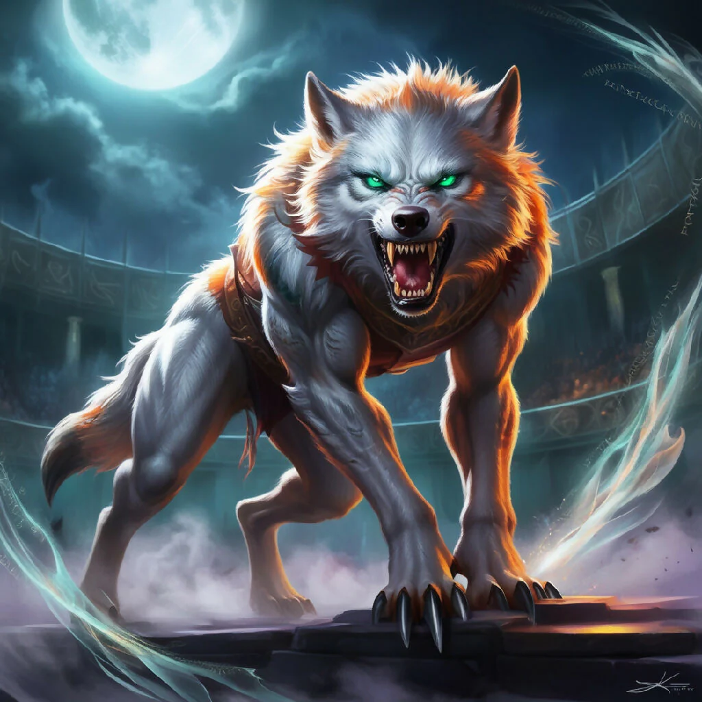 Moonlit Werewolf