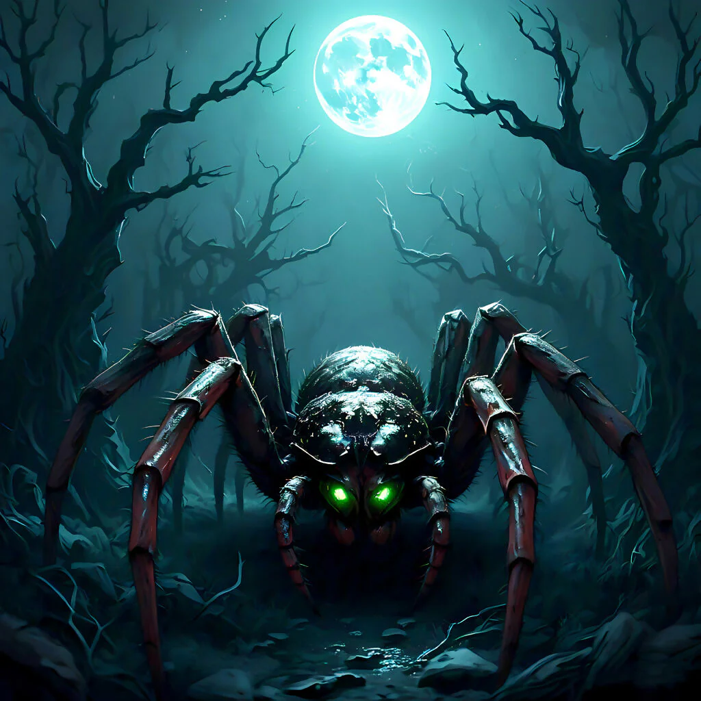 Moonpath Terror: The Green-Eyed Sentinel