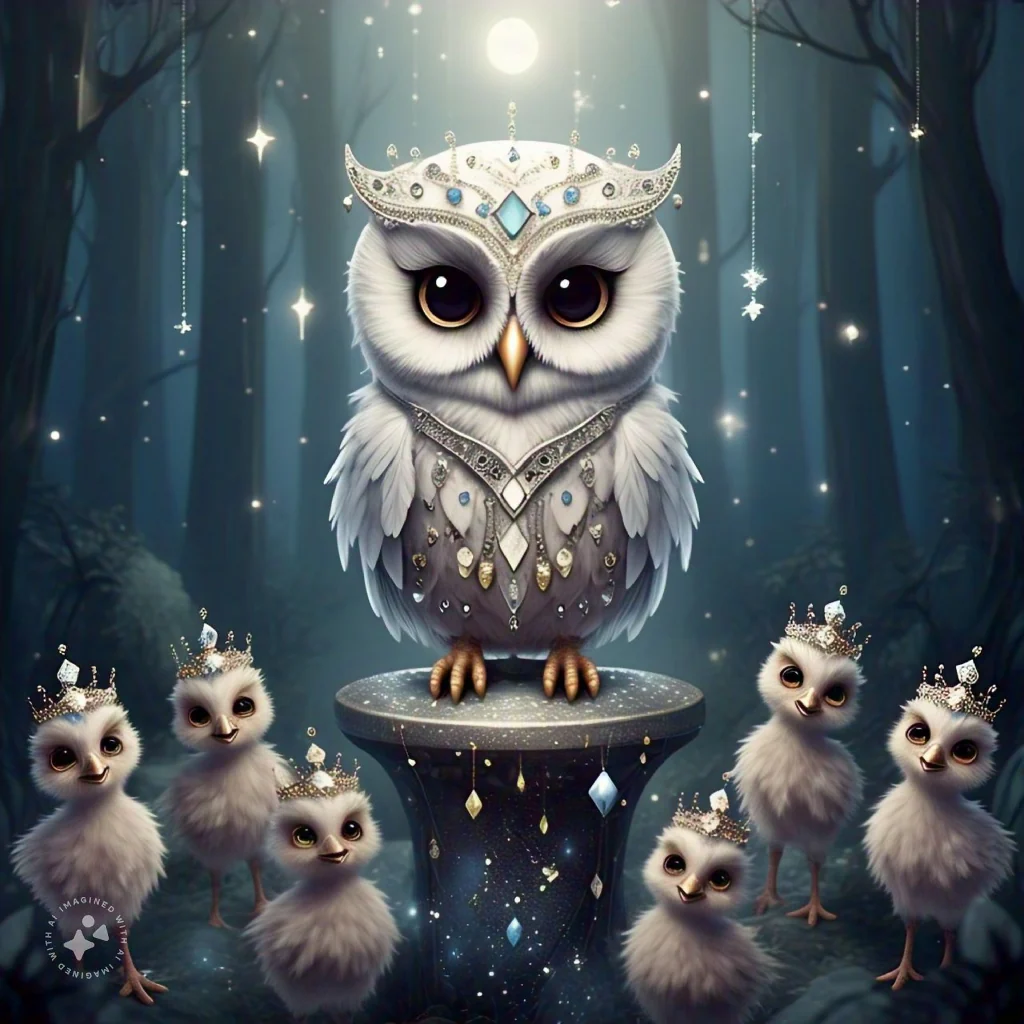 Moonshadow Owl - Digital download PNG 300dpi
