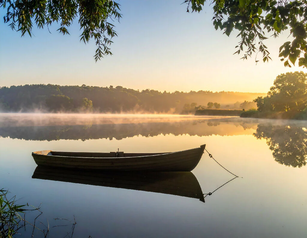 Morning Mist Reflection - Image 2