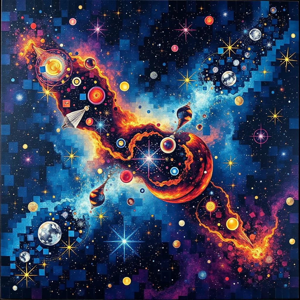 Mosaic Cosmic flow
