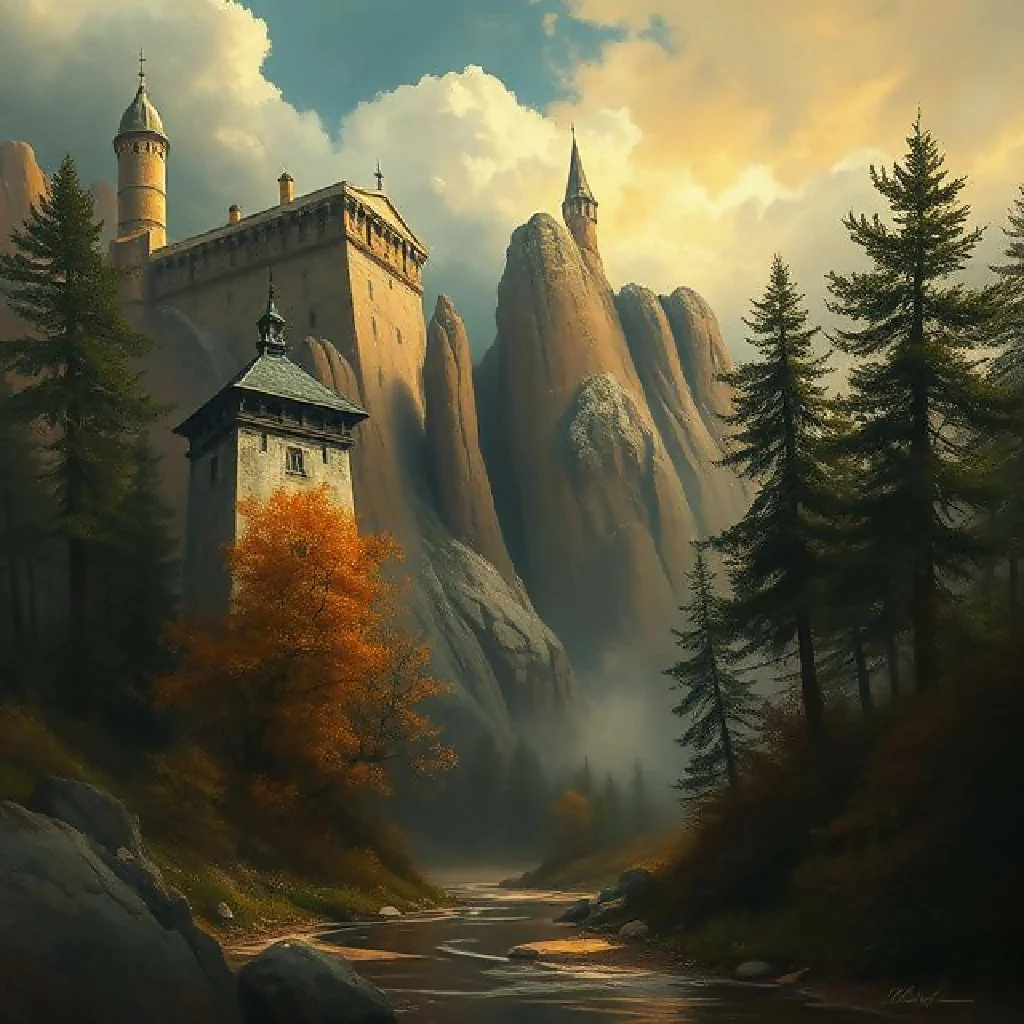 Mountain Fortress River