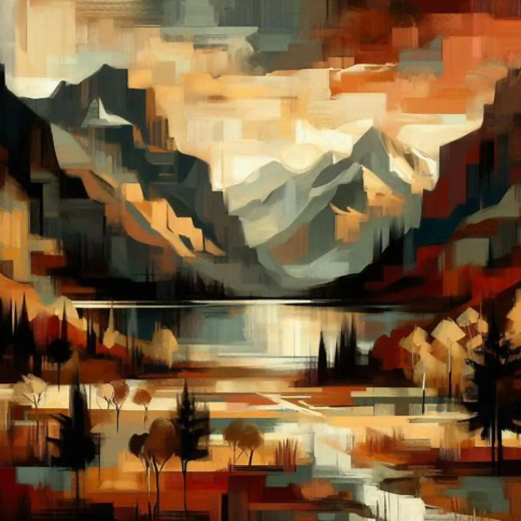 Mountain Lake at Dusk - Image 7