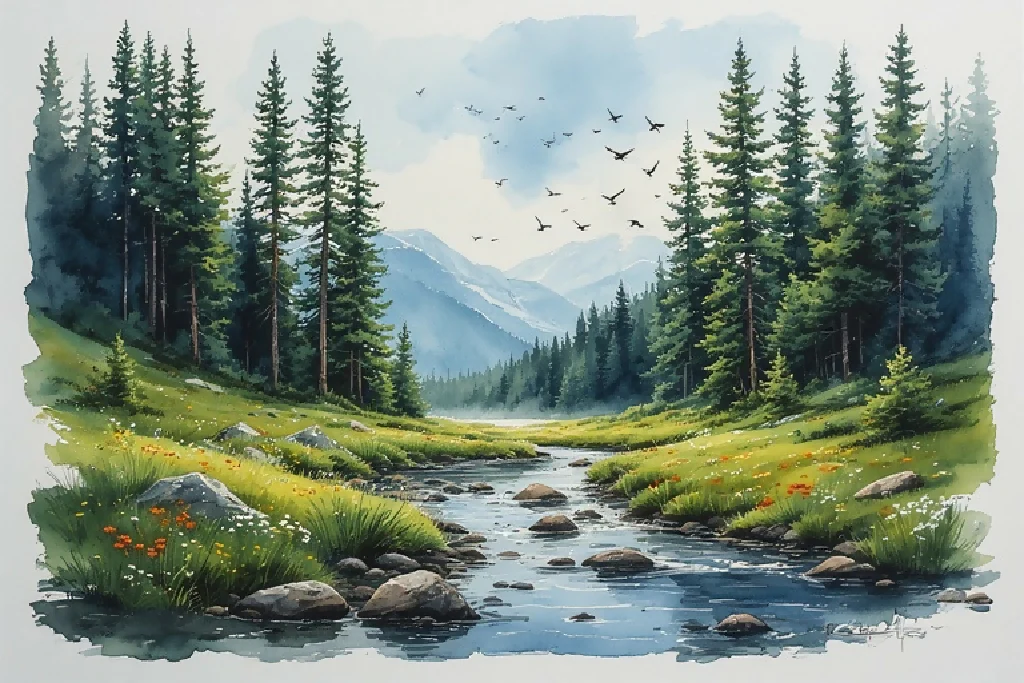 Mountain Meadow Reverie