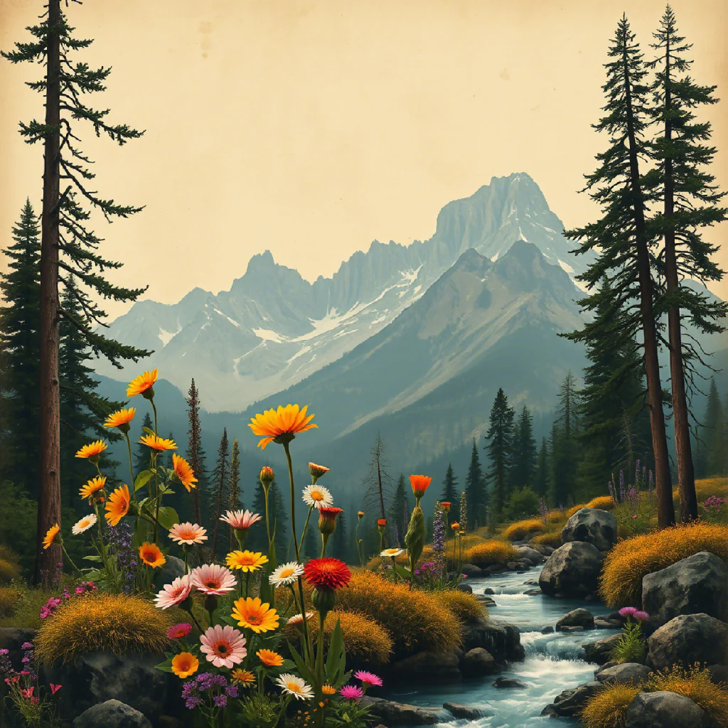 Mountain Stream in Autumn" - Image 10