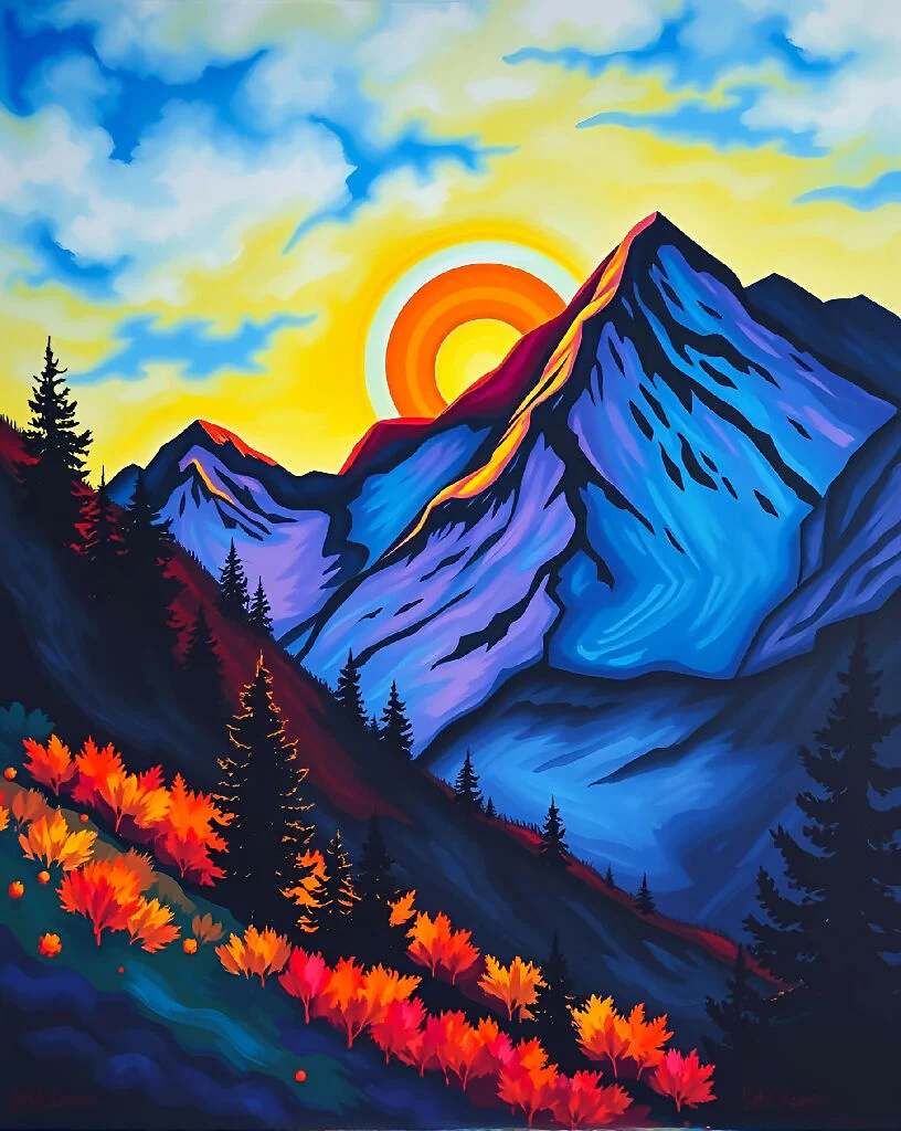 Mountain Sunrise Acrylic