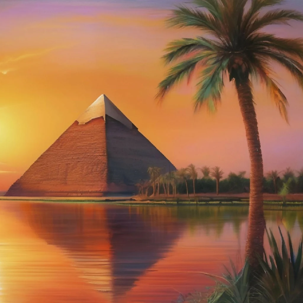Mystical Sunset Over the Pyramids* - Image 10