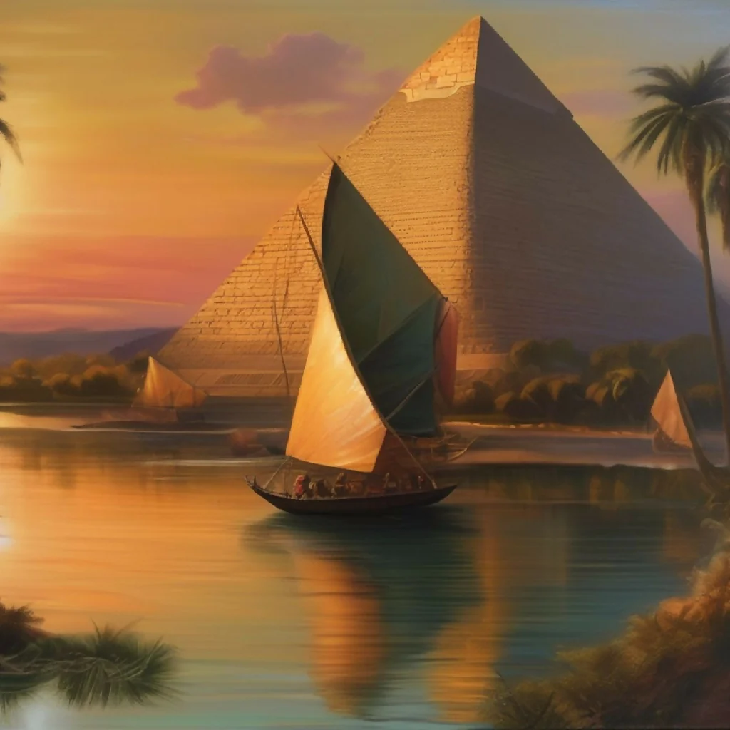 Mystical Sunset Over the Pyramids* - Image 7