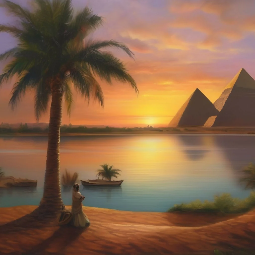 Mystical Sunset Over the Pyramids* - Image 9