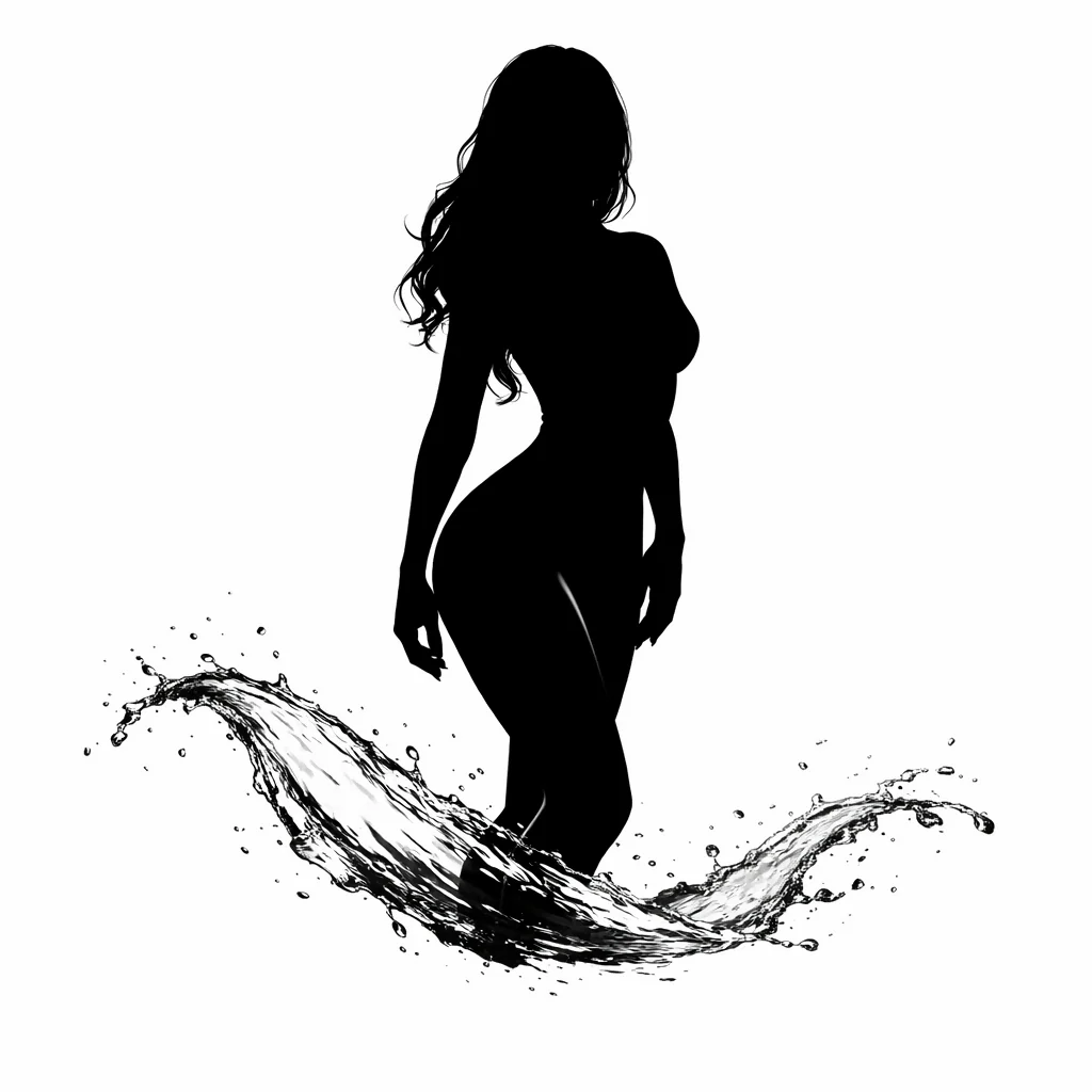 Mystique in Motion – Silhouette Elegance