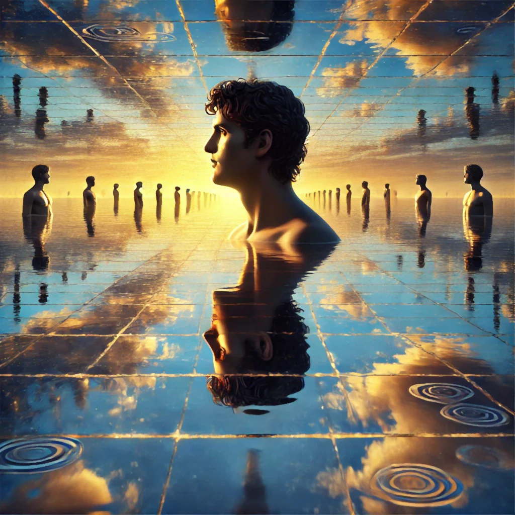 'Narcissus in the Mirror of Eternity'. - Image 2
