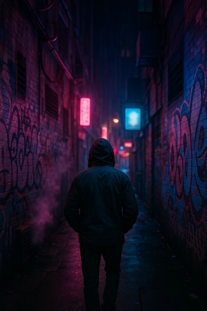 Neon Alleywalker