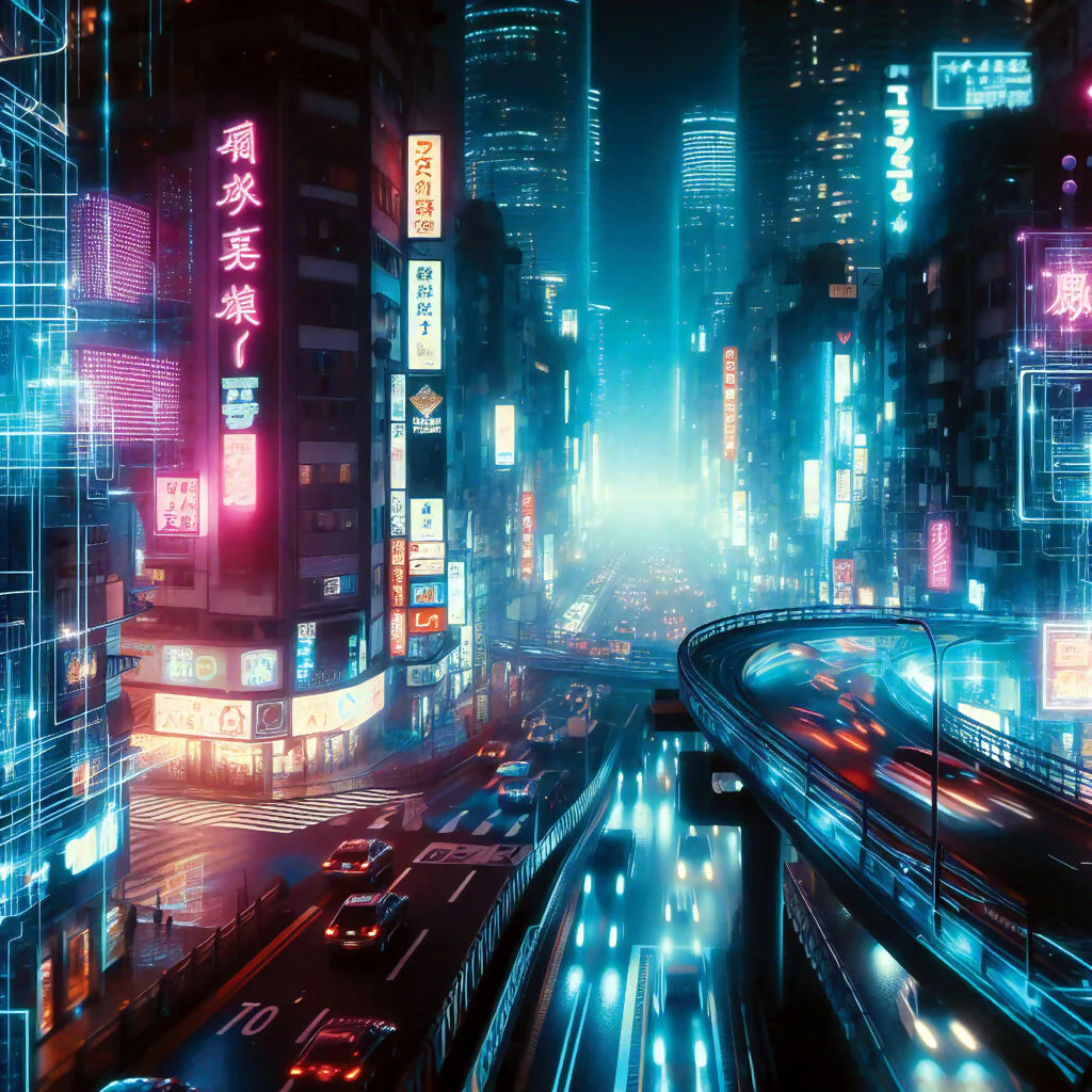 Neon Dreams of Cyber City