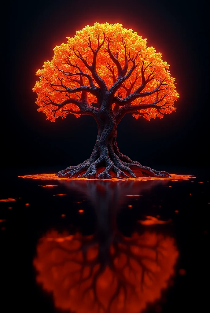 Neon Eternal Tree of Life