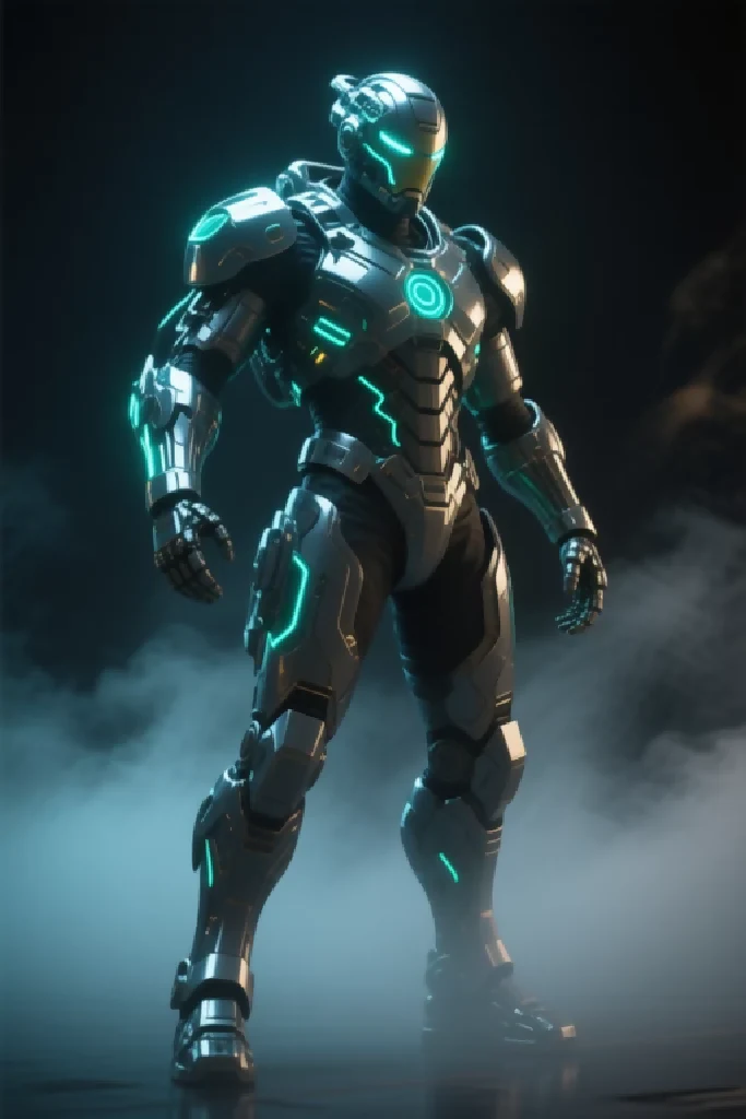 “Neon Sentinel: Futuristic Armored Warrior” - Image 5
