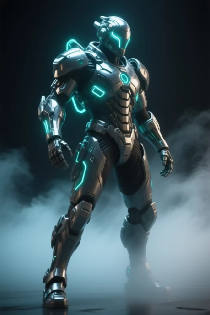 “Neon Sentinel: Futuristic Armored Warrior” - Image 6