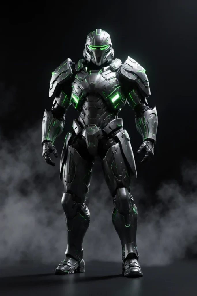 “Neon Sentinel: Futuristic Armored Warrior” - Image 8