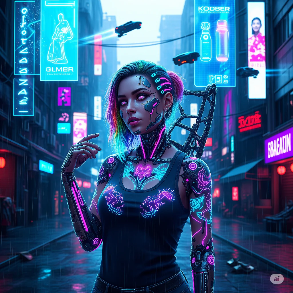 Neon Siren of Neo-Tokyo