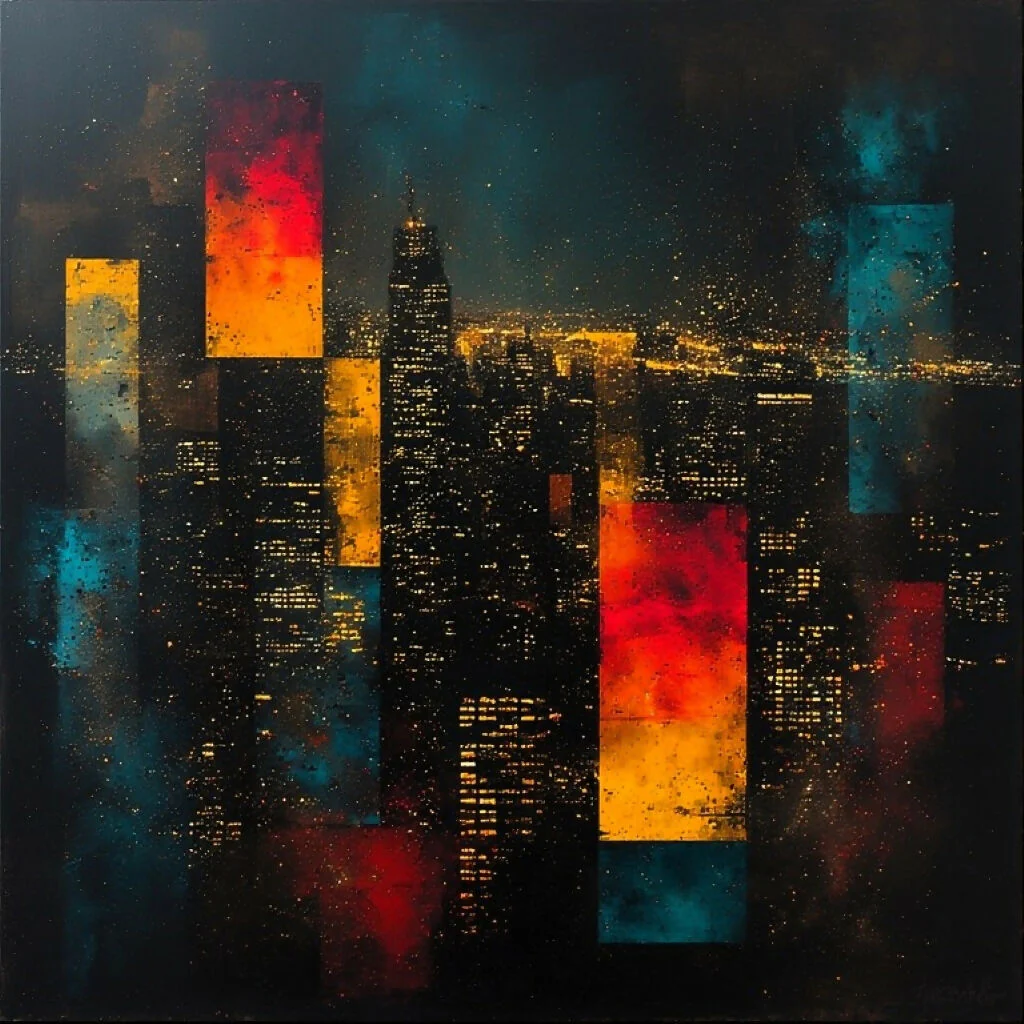 New York city lights