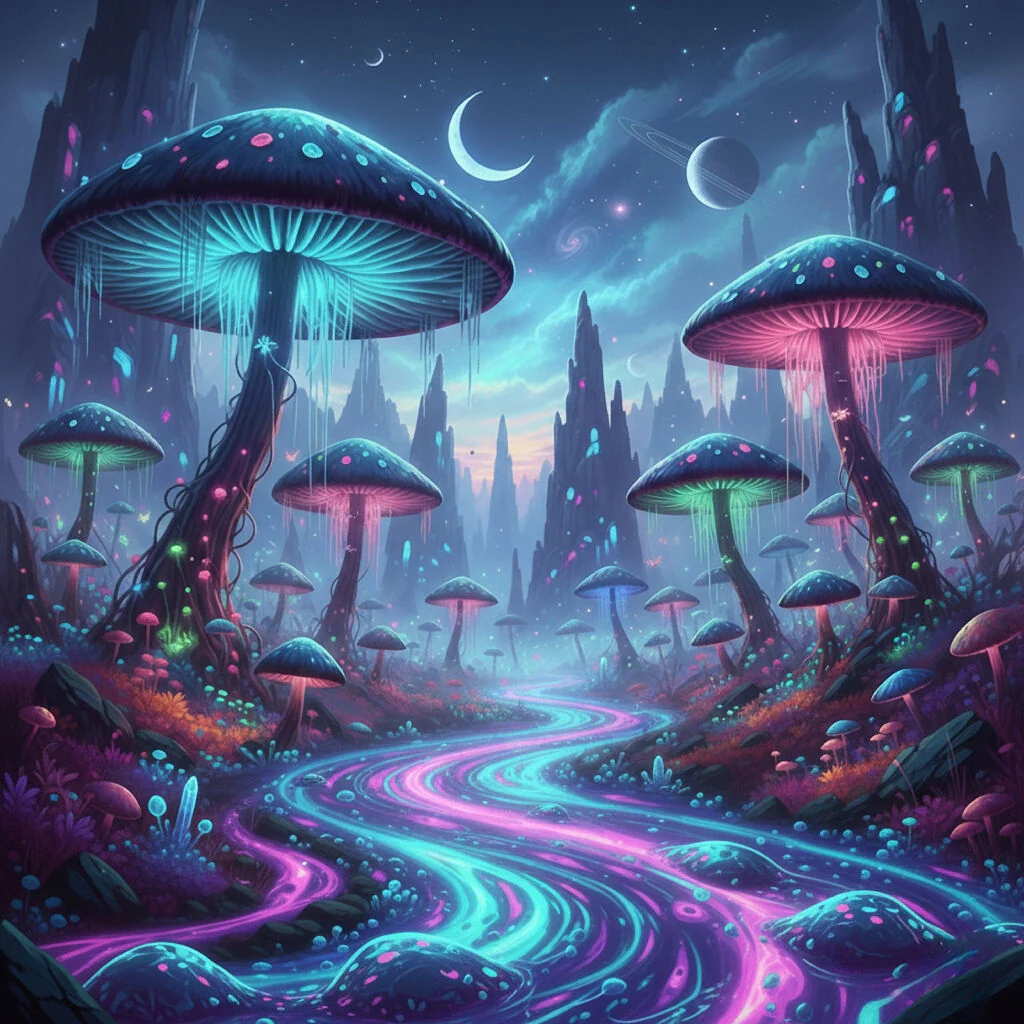 Offworld mushroom stream