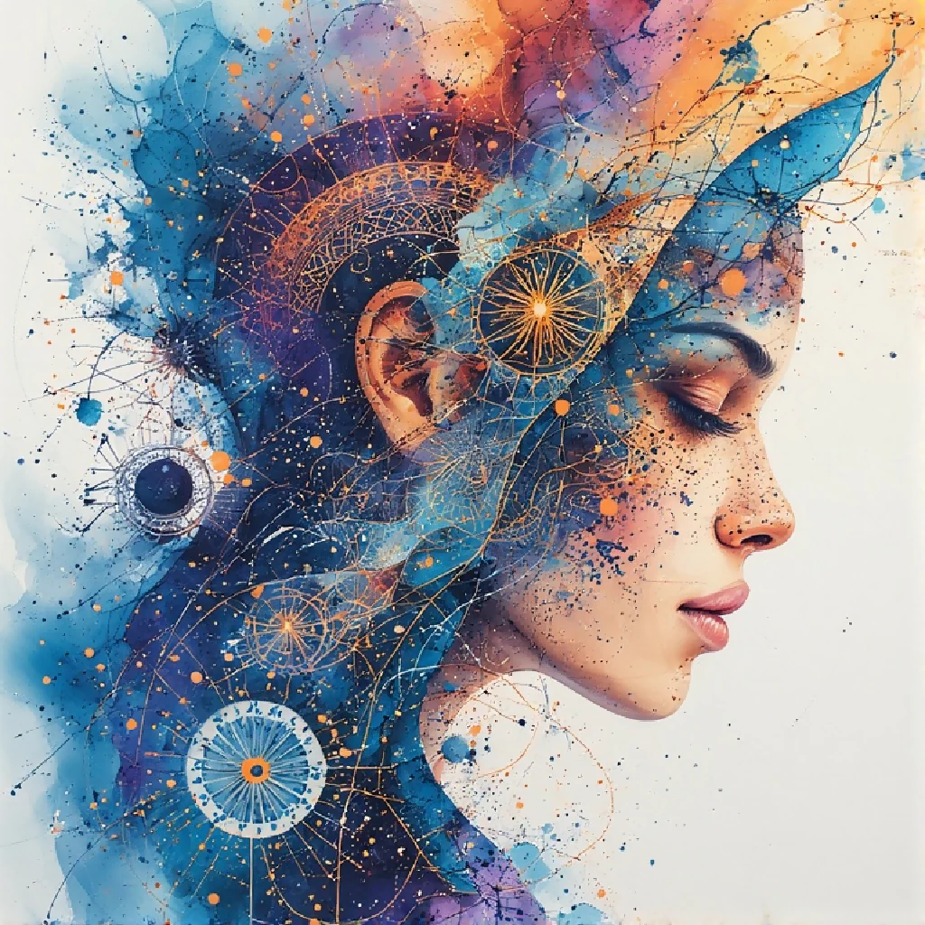 Orbiting Her Quiet Mind