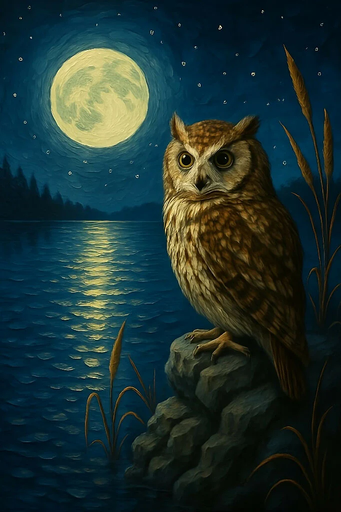 owl in the night
