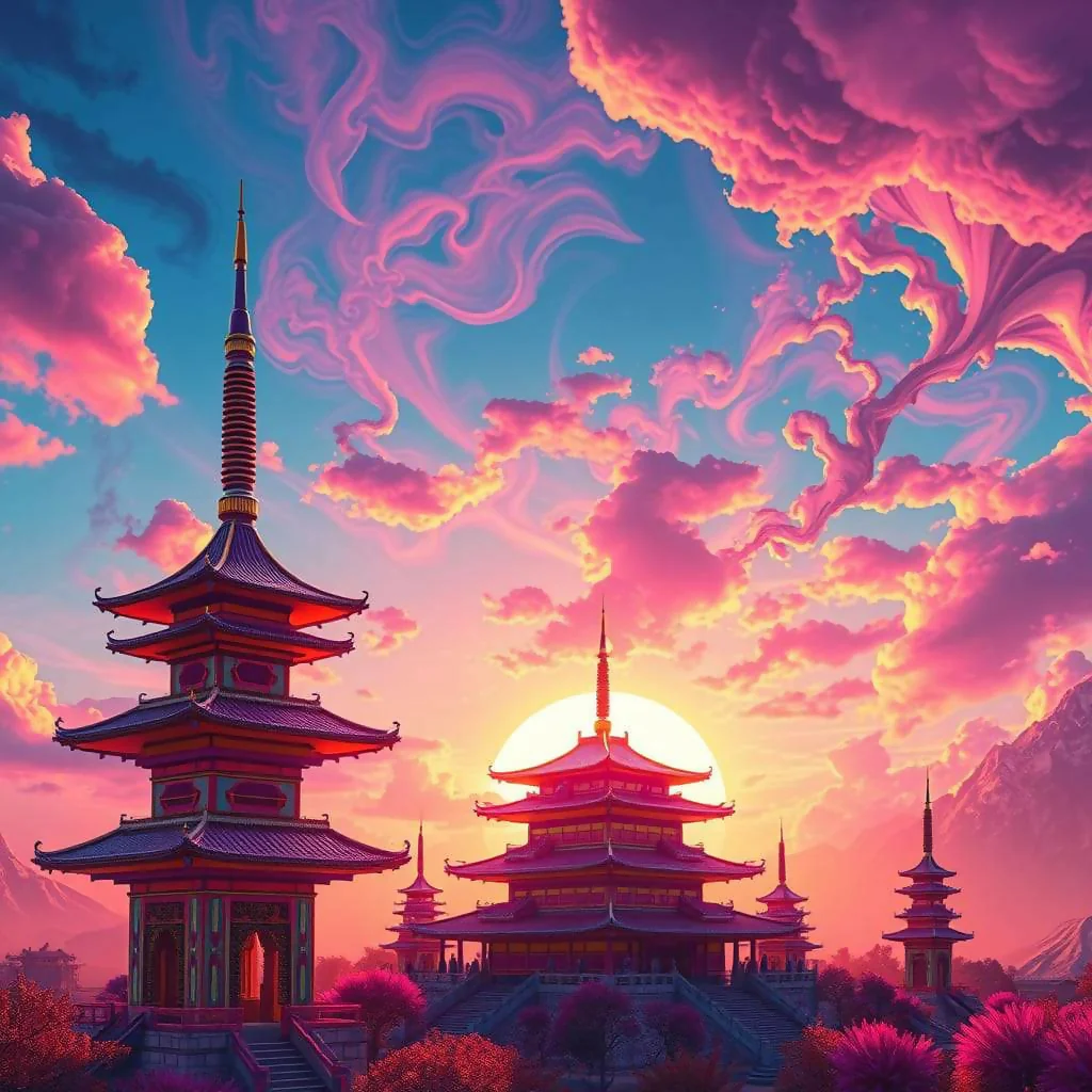 Pagoda Sunrise