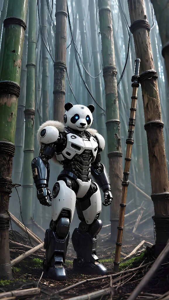 Panda of the Rusted Grove