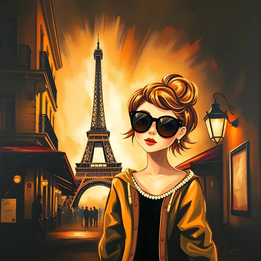 Paris fashion poster