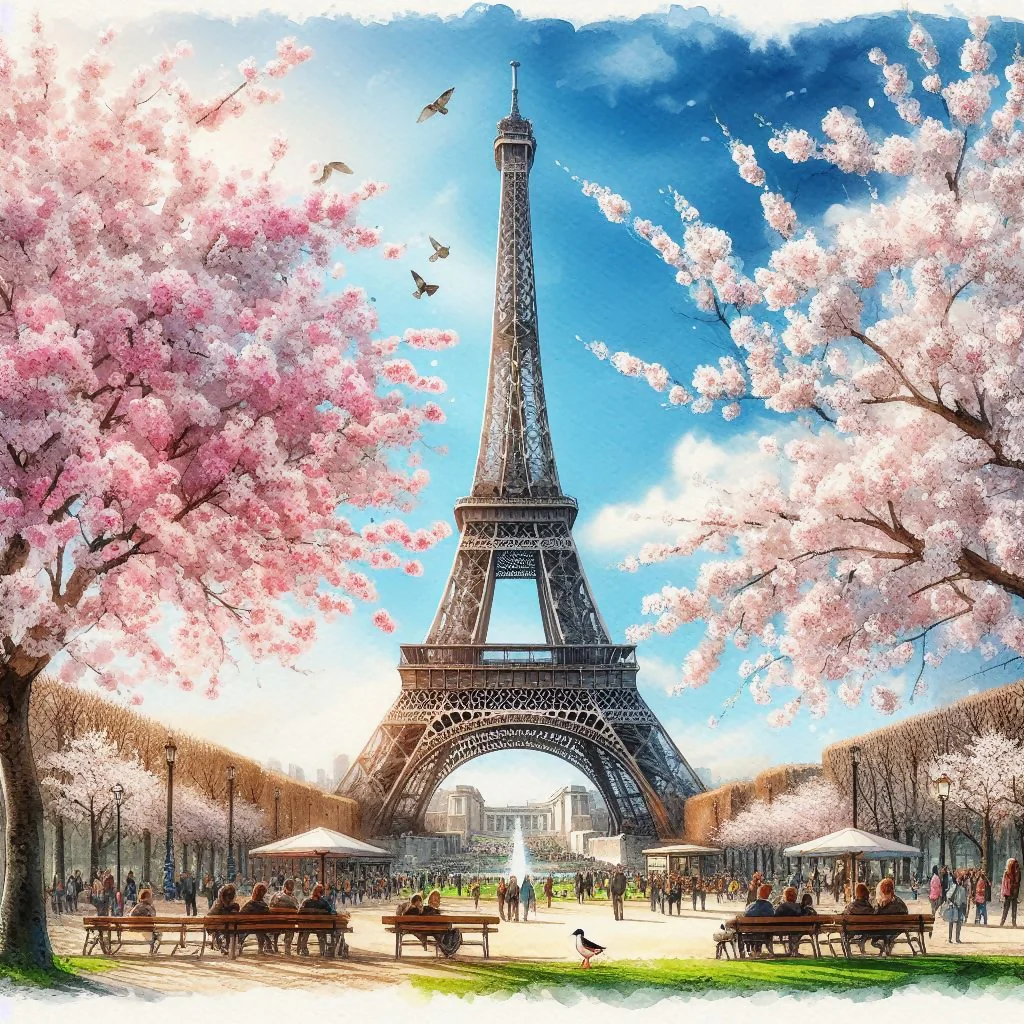 Paris in pink Oil Painting