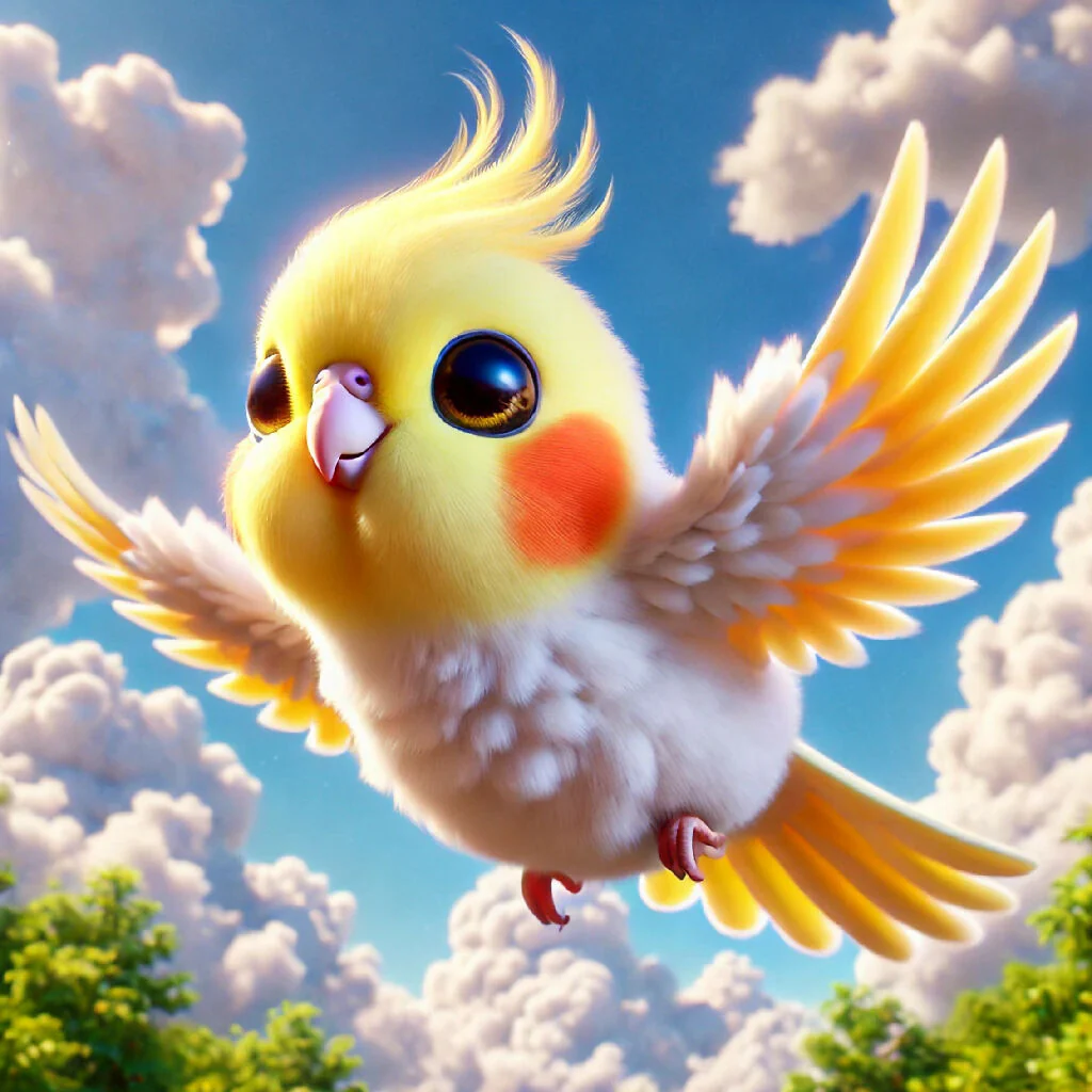 parrot in the sky