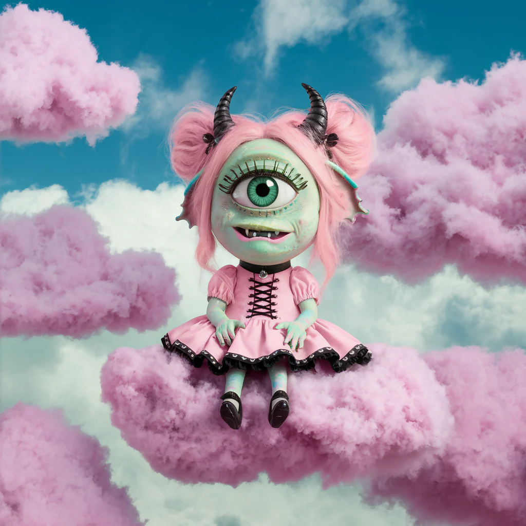 Pastel Goth Monster Girl 3