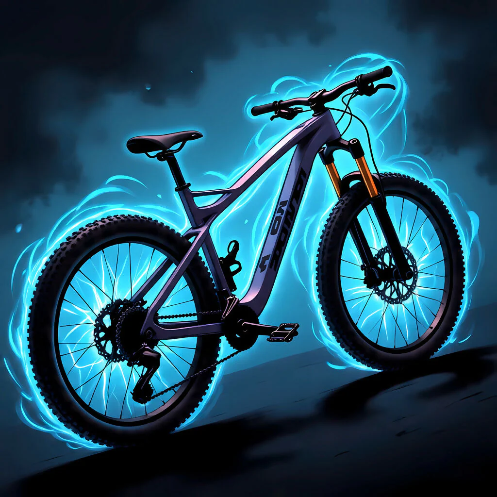 Phantom Pulse: Electric Surge Mountain Bike