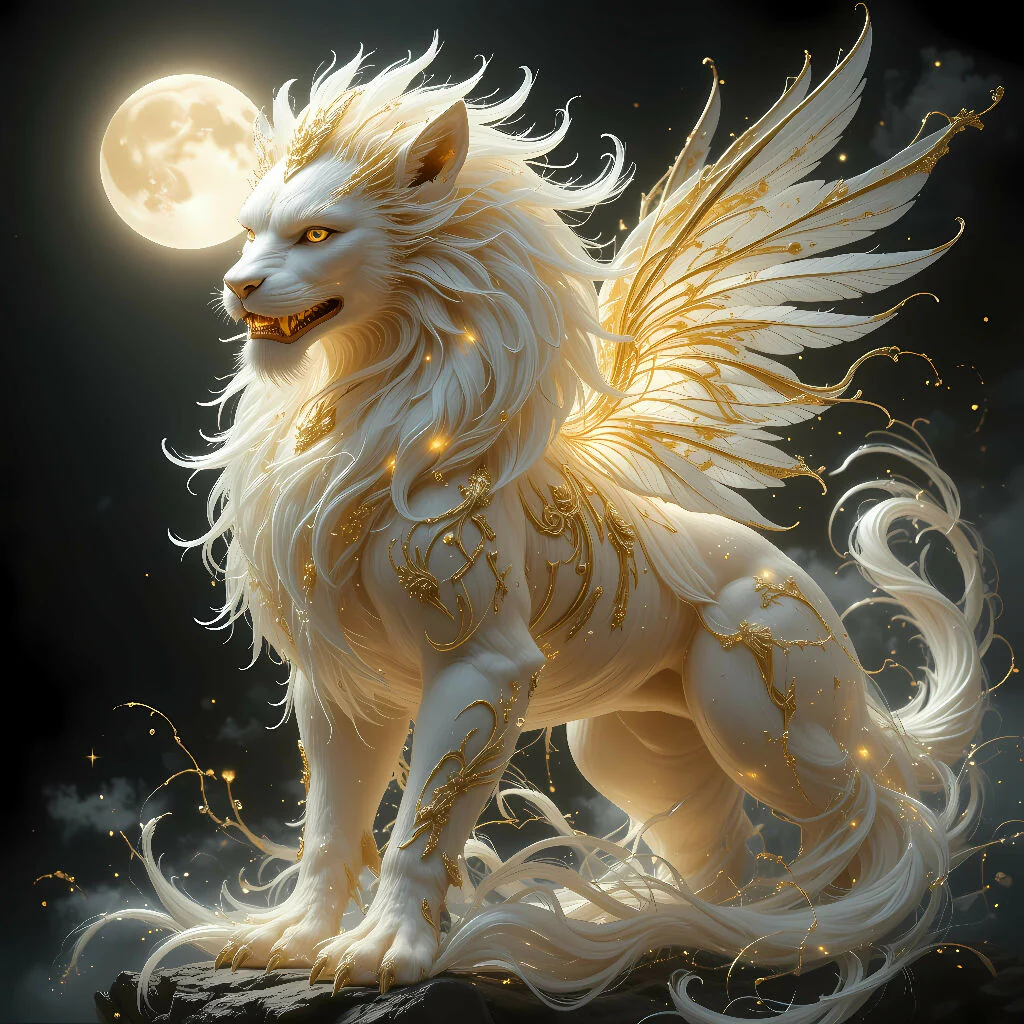 Pixie lion ikigai style 04