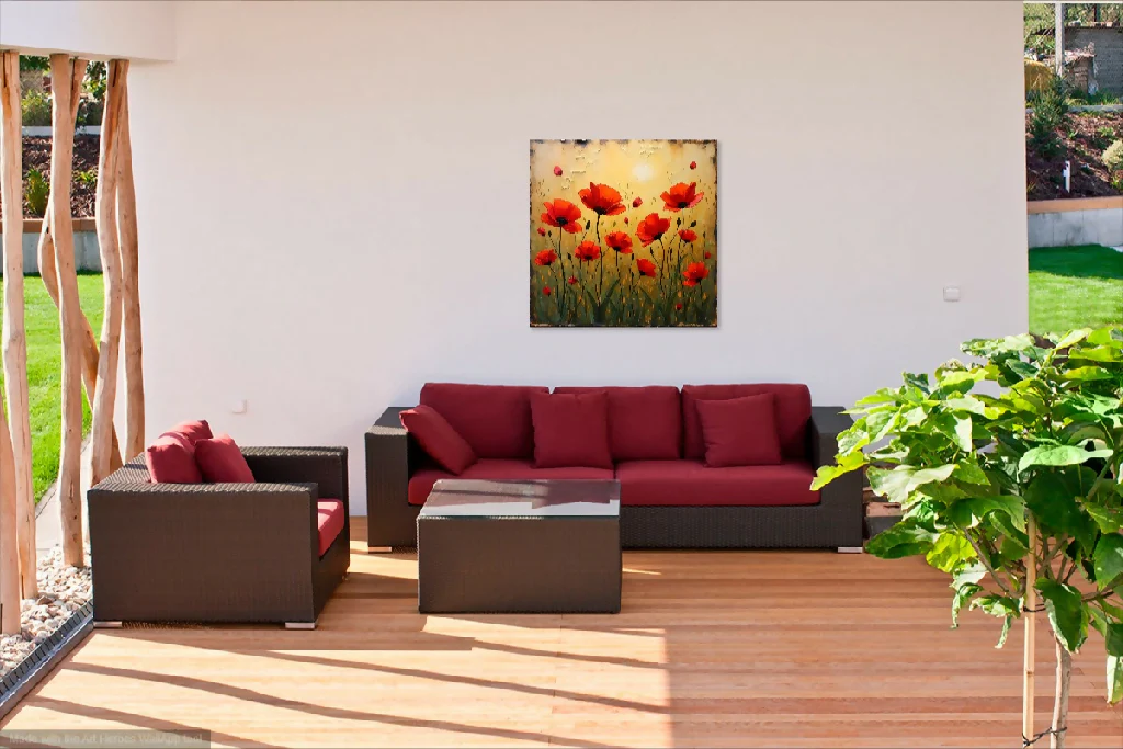 Poppy Flower Field - Image 2